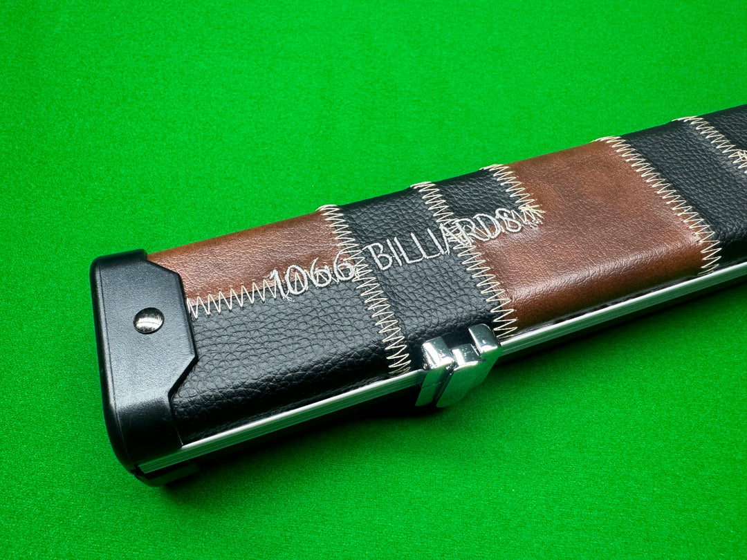 1066 Billiards Halo Cue Case Brown and Black