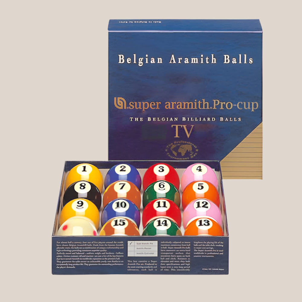 Aramith Pro-Cup TV Pool Balls 2 1/4"