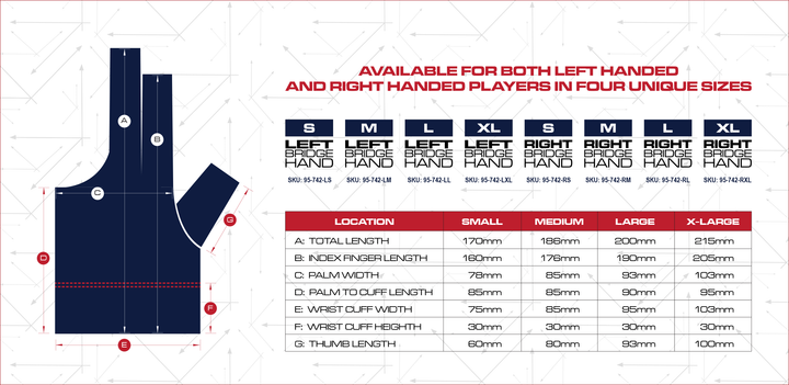 Cuetec Axis Glove – Navy